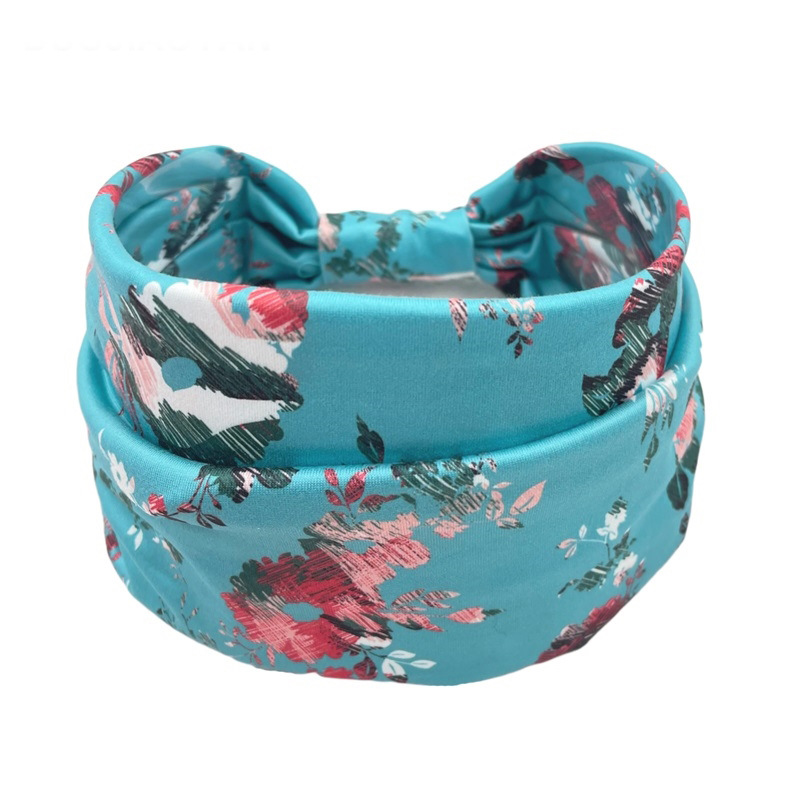 Europa y los Estados Unidos corren banda de cabello de borde ancho, hijab de yoga, hijab de cabello blanco, dispositivo de presión de cabello, cubierta de cabello de sudor, banda elástica