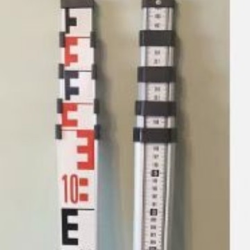 塔尺测量尺铝合金5米伸缩尺7米工程用测量工具标尺水准双刻度精准