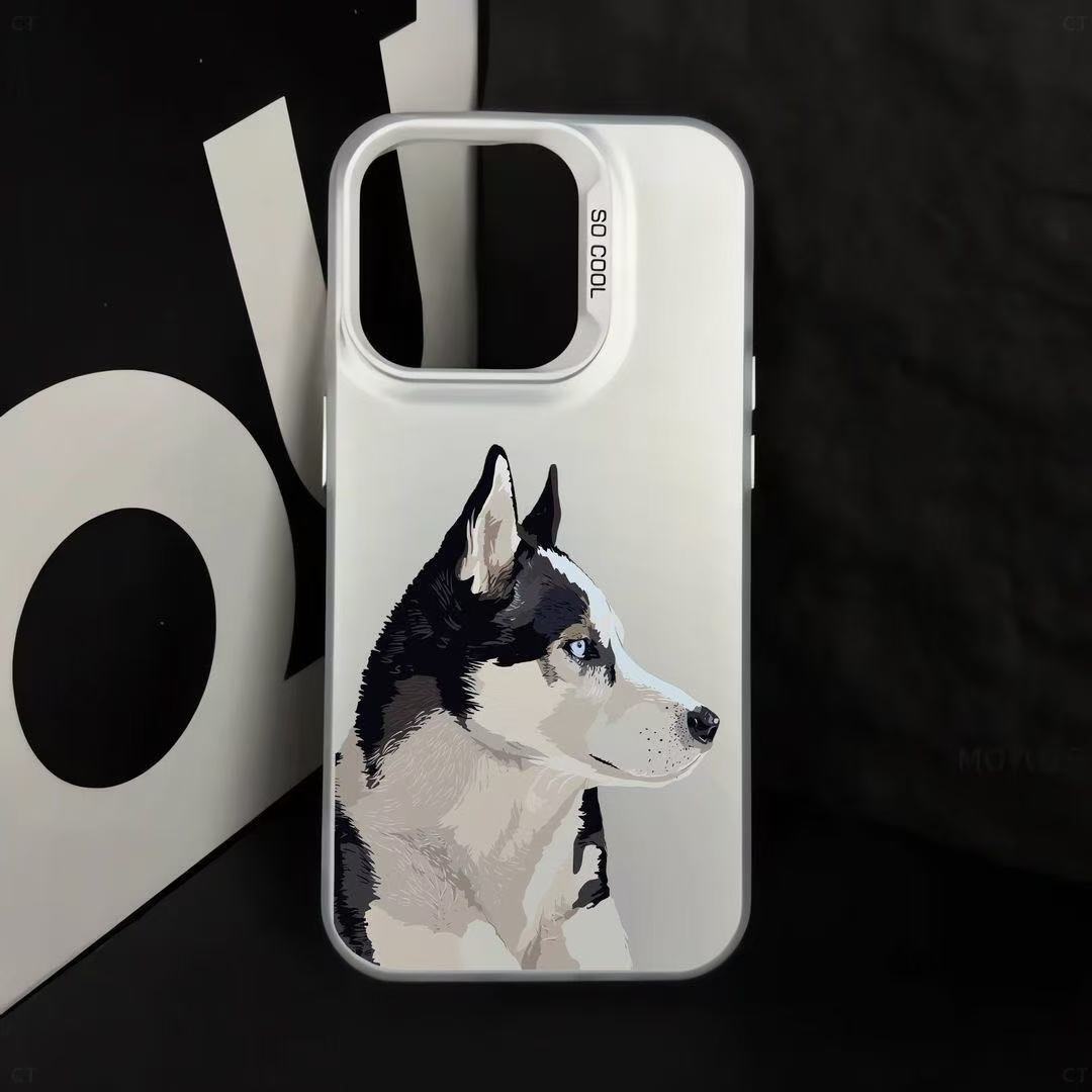 Husky para 15pro Europa y América 16promax funda para teléfono móvil de Apple iphone14 nuevo 13 nicho 12pro