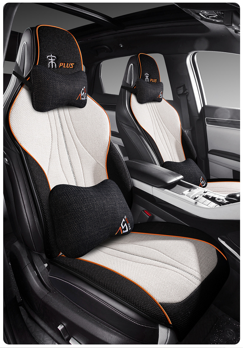 BYD Song plusdmi Car Seat Cover Special Cushion Seat Cushion Four Seasons Seat Cover Linen Half Pack Breathable ev