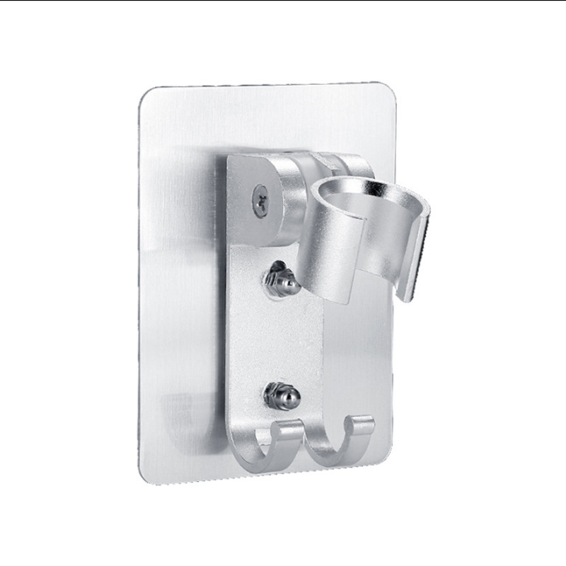 Soporte de ducha perforación gancho de alta viscosidad tipo ventosa base fija utilizable boquilla de ducha manguera soporte de asiento de pared