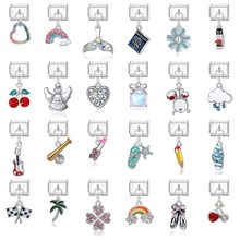 跨境热卖手链手环配件吊坠DIY意大利风格模块拼接手链手串材料