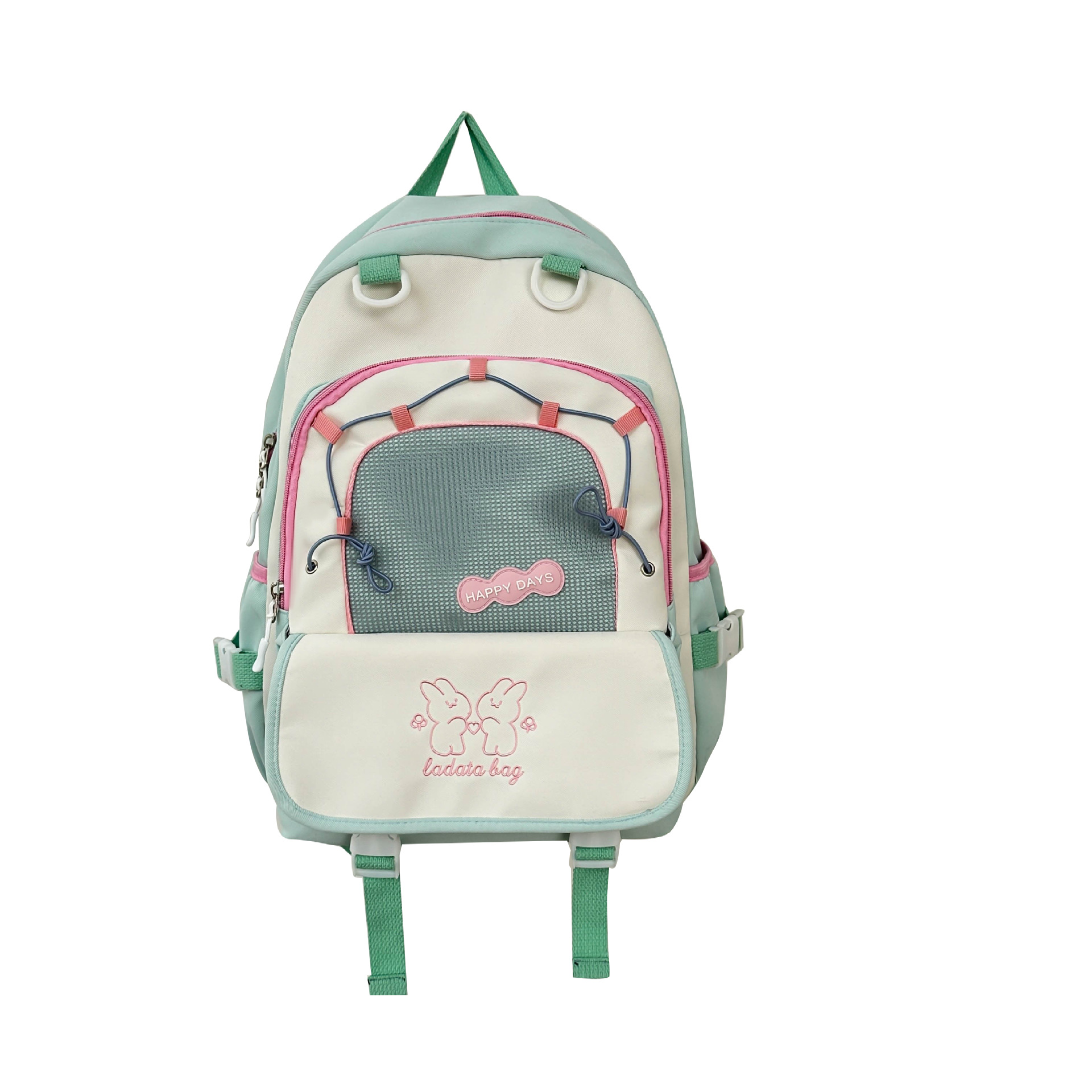 Nueva mochila casual para estudiantes de todo fósforo, gran capacidad, color en contraste, mochila escolar para estudiantes de secundaria y secundaria, mochila de viaje ligera