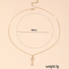 Fashionable universal pendant, diamond encrusted, Korean style, simple and elegant design, light luxury style, wholesale