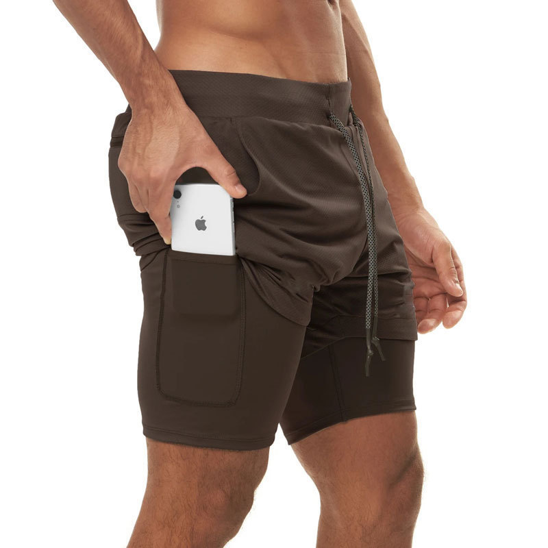 231g Weight Knee Length Pants Length Chemical fiber blending, Polyester Fabric Type Casual Pants, Shorts Pants Type Fitness, Gym Occasion Quick Dry Function Skinny Fit Type Solid Color Pattern Men's Gender Sports Style Men's Fitness Gym Sports Solid Color Knee Length Casual Pants Shorts 1