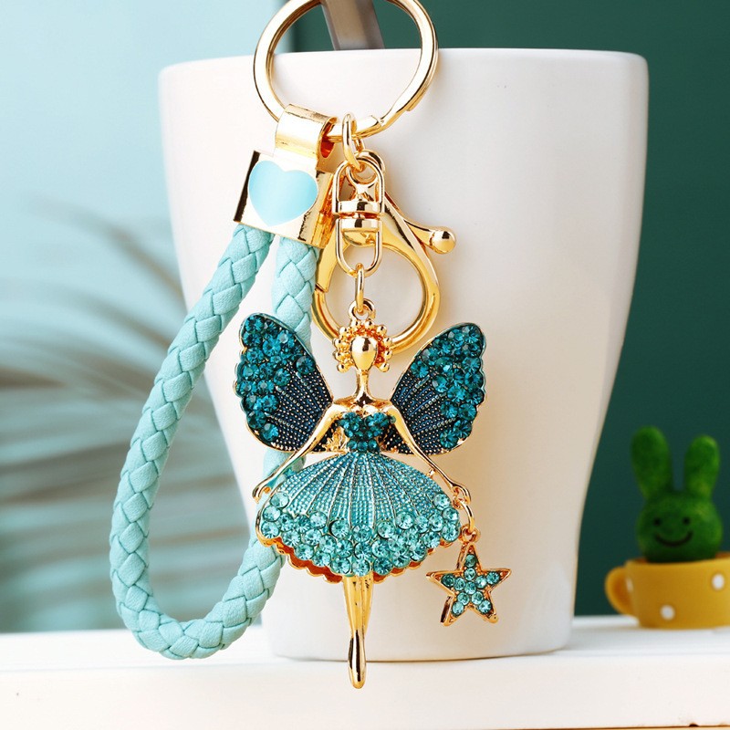 Lady Artistic Korean Style Butterfly Alloy Women's Bag Pendant Keychain display picture 3