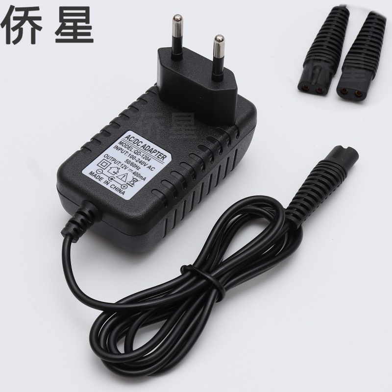 12V400Ma Shaver Charger Suitable for Braun Shaver Z20 Z30 Z40 Charger European Standard