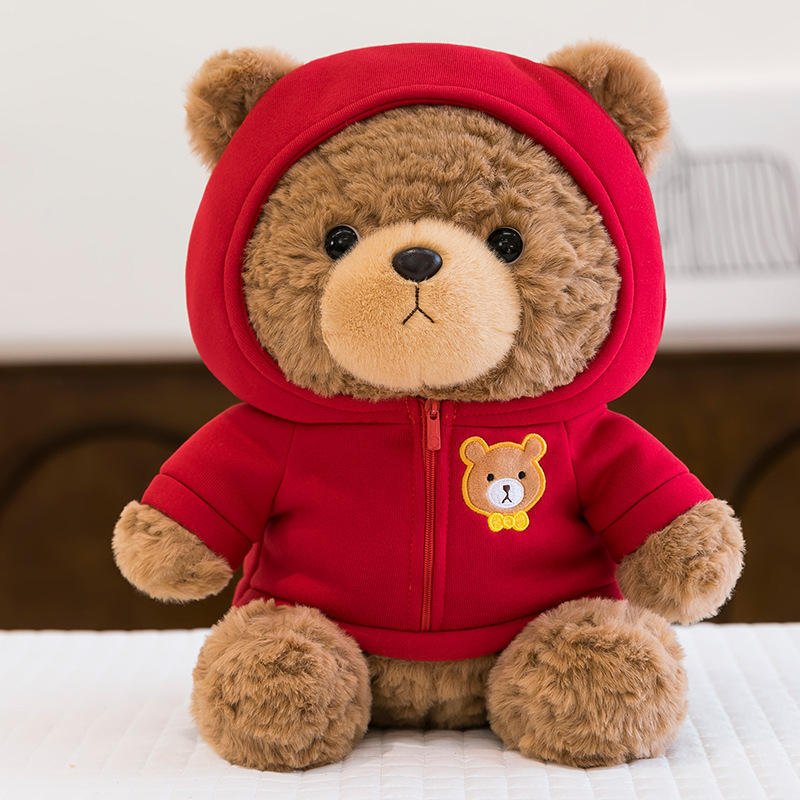 Bonito oso de peluche muñeca juguetes de peluche niñas muñecas muñecas muñecas al por mayor casarse