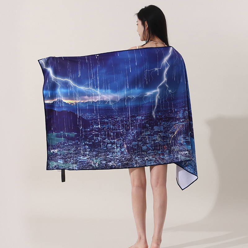 0975 rainstorm city (double-sided velvet)