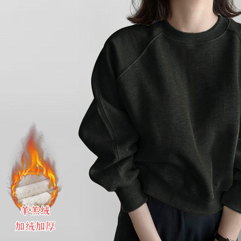 블랙 011 (0도 정도 착용에 적합한 두꺼운 램스울 모델)