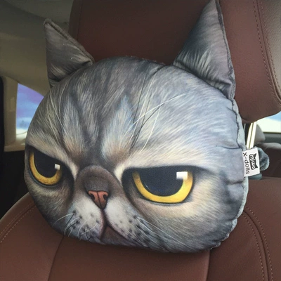 car seat Tide brand headrest — Headrest - angry-eyes-headrest-single-252510cm