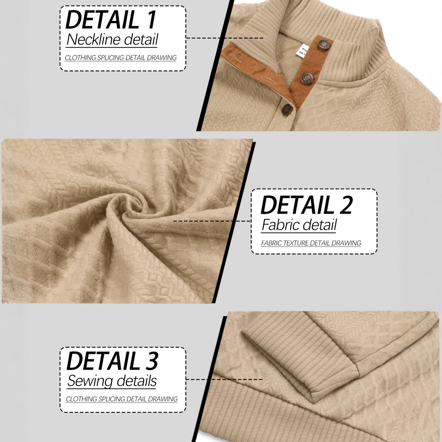 Sudadera de punto jacquard para hombre, estilo europeo y americano, para otoño e invierno, talla europea 5XL, informal, para exteriores, con cuello alto y manga larga