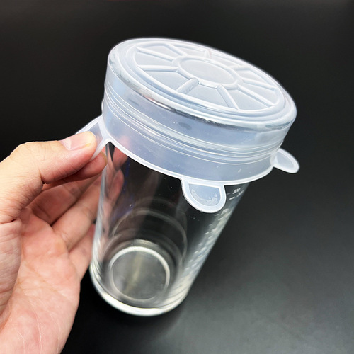 Silicone fresh-keeping cover 6-piece set foldable stretch food silicone refrigerator microwave oven sealed bowl cover fruit plastic wrap