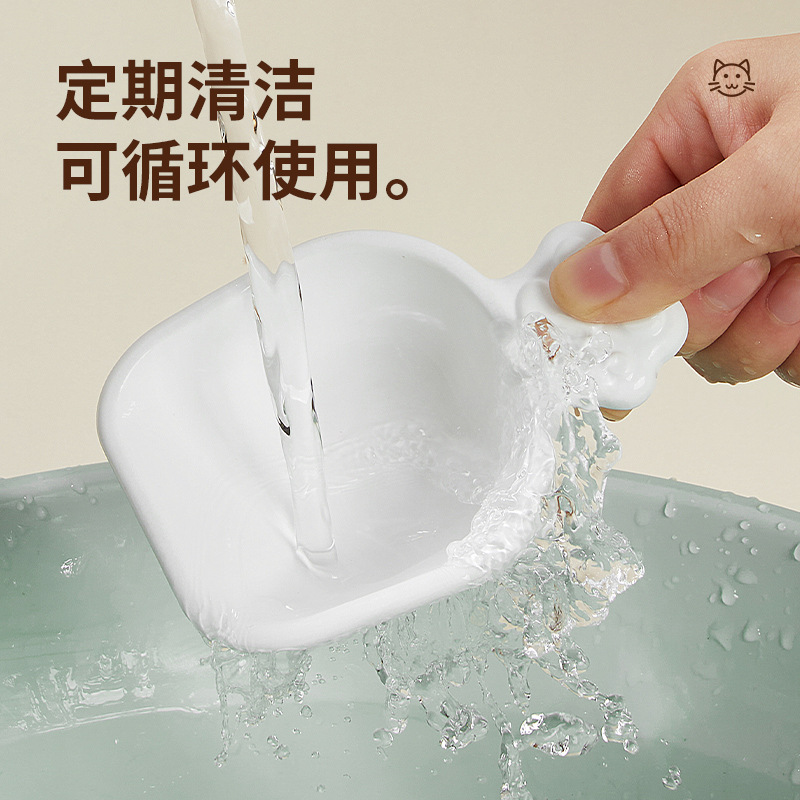 Mascota gato garra diatomita secado cuchara gato perro comida cuchara nueva a prueba de humedad gato garra cuchara mascota al por mayor suministros transfronterizos