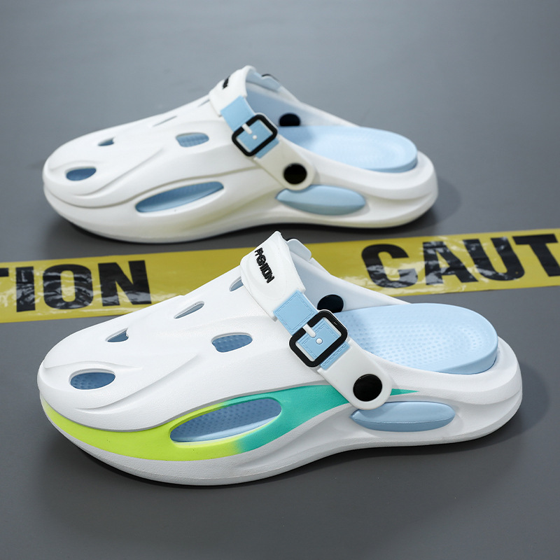 EVA primavera y verano hogar casual perezoso transpirable multicolor zapatos planos cómodos de playa sandalias de hombre