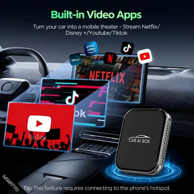 to Wireless Carplay Box: Simsiz CarPlay və Android Auto
