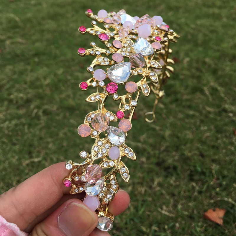 170g Weight Crown Hair Accessories Type 1 Piece Quantity Wedding, Engagement Occasion Alloy Material Crown Pattern All Seasons Season Women's Gender Plating Design Elegant, Streetwear Style Elegant Streetwear Women's Crown Alloy Plating Crown 14