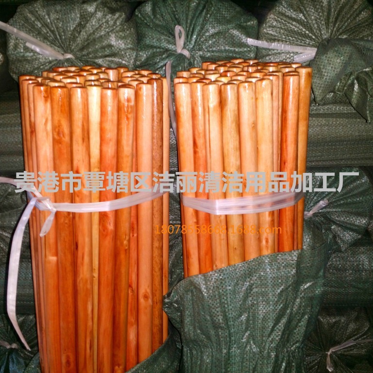 Guangxi Guigang Wooden Mop Factory Cleaning Supplies Wooden Mop Accessories Paint Mop Handle (Broom Handle)