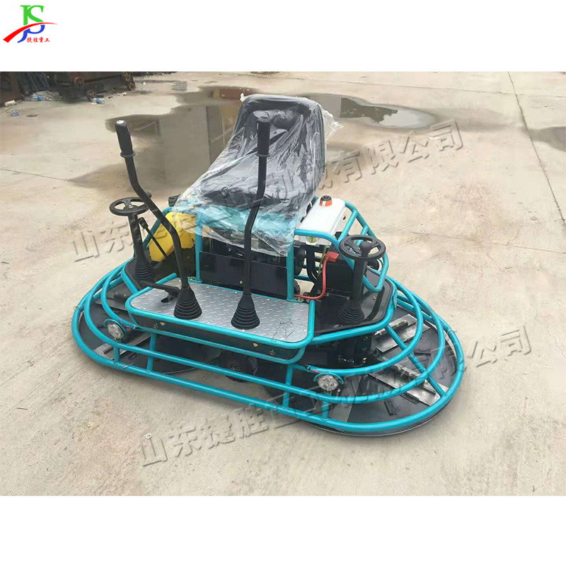 Paleta de coche viejo y nuevo pavimento de hormigón máquina de pulido pequeño piso cuadrado equipo de pulido