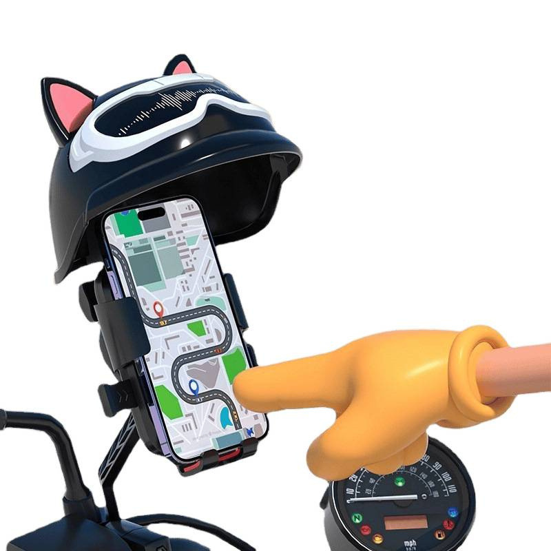 soporte de teléfono móvil para vehículo eléctrico batería de motocicleta navegación antichoque para llevar jinete fijo marco de teléfono móvil