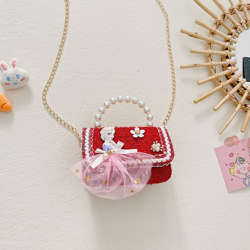 2022 nuevos niños pequeños bolso niñas lindo internet celebridad bolsa de mensajero occidental princesa de dibujos animados de moda bolso de los niños