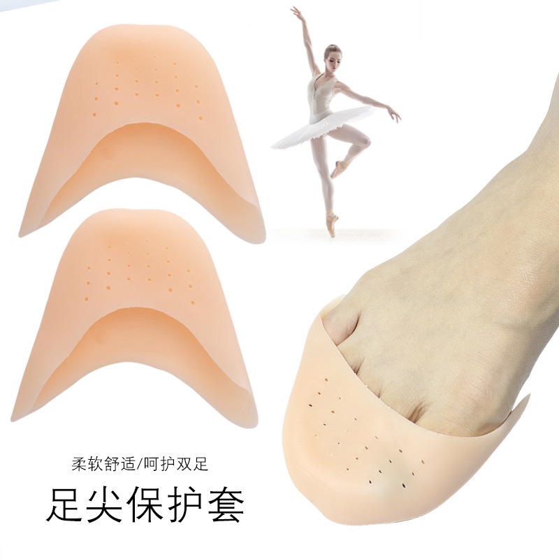 Protectores de silicona para los dedos del pie, previenen el rozamiento con los tacones altos, almohadillas antideslizantes de media talla.