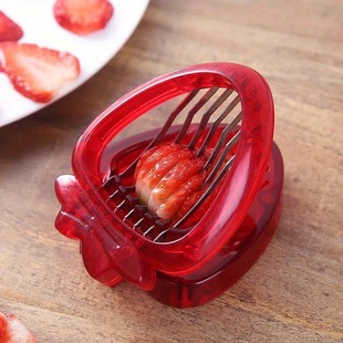 Stainless Steel Strawberry Slicer Cake Baking Divider Kitchen Grape Fruit Platter Fruit Cutter Tool