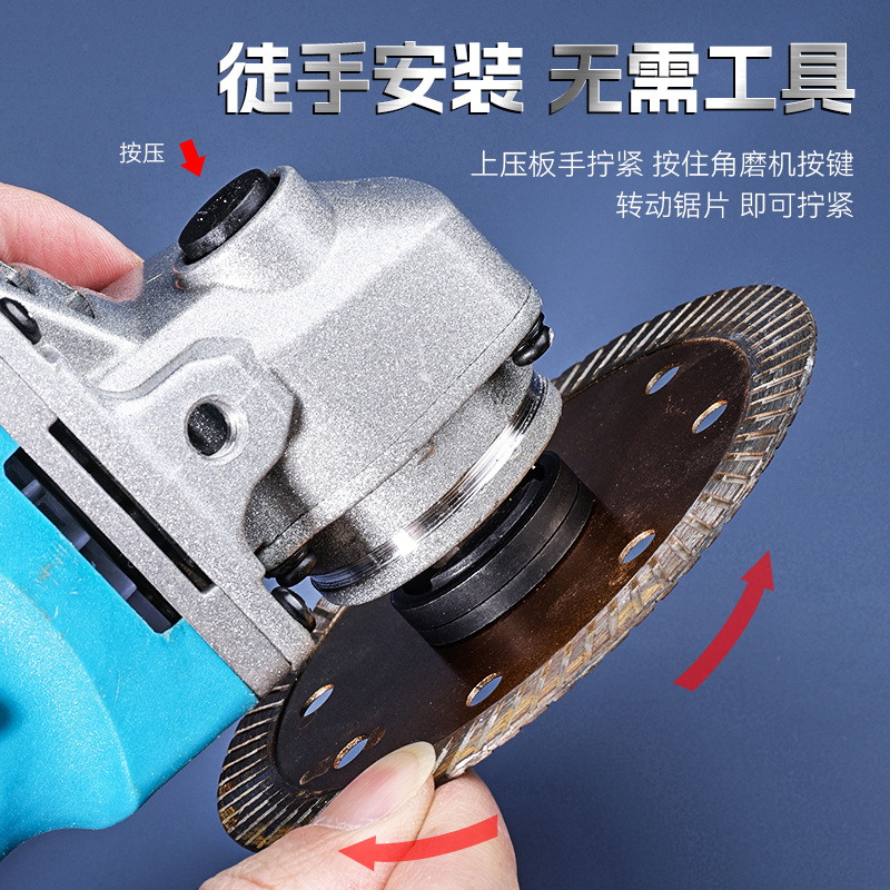 Fábrica directa tuerca general molino de ángulo placa de presión taladro de mano 100 tipo molino de ángulo placa de presión hexagonal