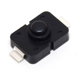Push Button Switch, On-Off, with Lock, 2-Pin Power Switch, Recessed, Floating, Small Self-Locking