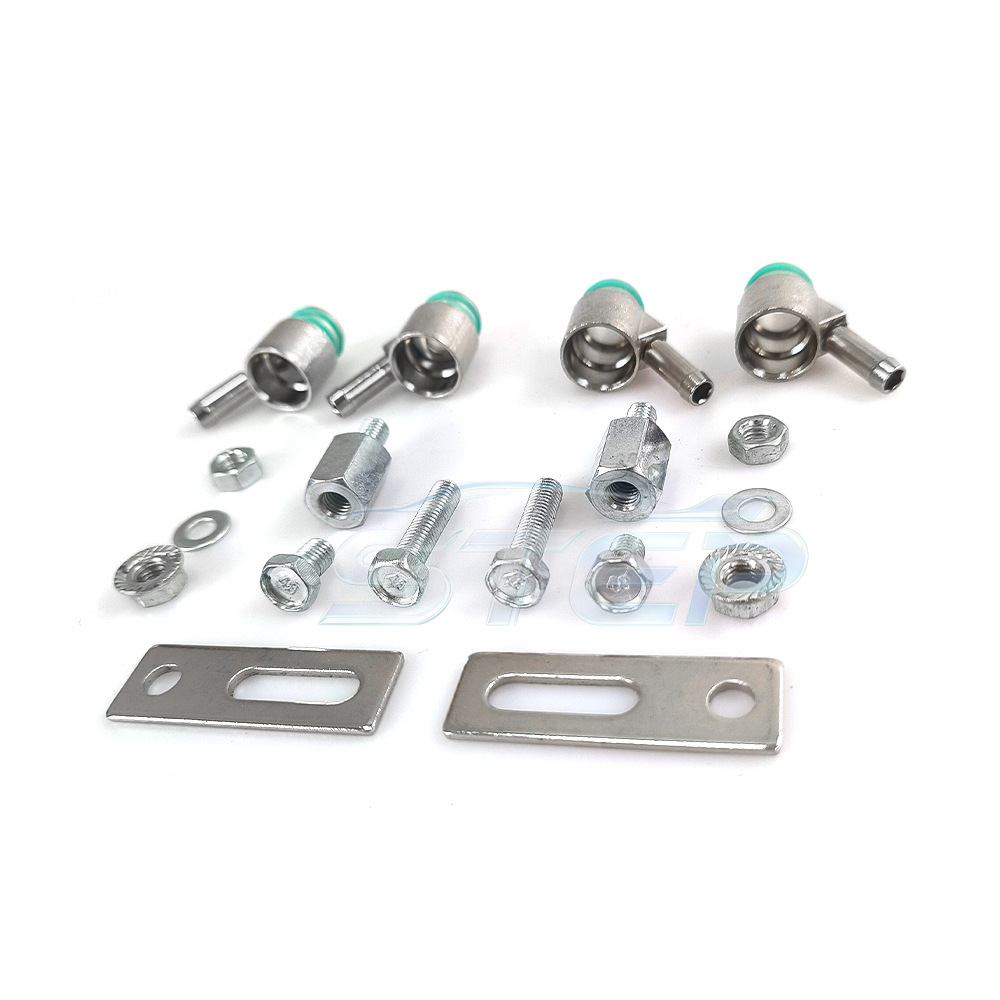 CNG/LPG car oil-to-gas conversion MTK cylinder no-drill four-piece set fuel injector gas car adapter