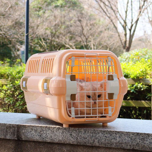 Pet flight box, aircraft checked space capsule, large-capacity small dog car-mounted portable dog outing box