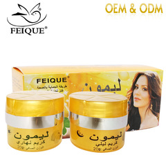 Export-oriented flying squirrel foreign language packaging lemon facial morning and evening cream to fade melanin and improve skin, two-in-one