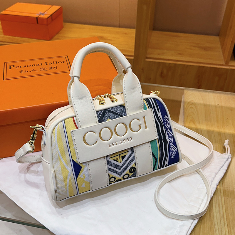 2025 Chinese Style Handbag New Style Bohemian Style Small Square Bag Tote Women's Bag Simple and Versatile Single Shoulder Crossbody Bag