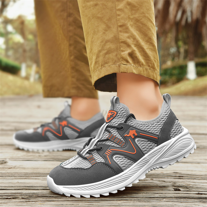 2024 verano nuevos zapatos de hombre casuales de moda al aire libre zapatos de suela suave zapatos transpirables de malla para hombre