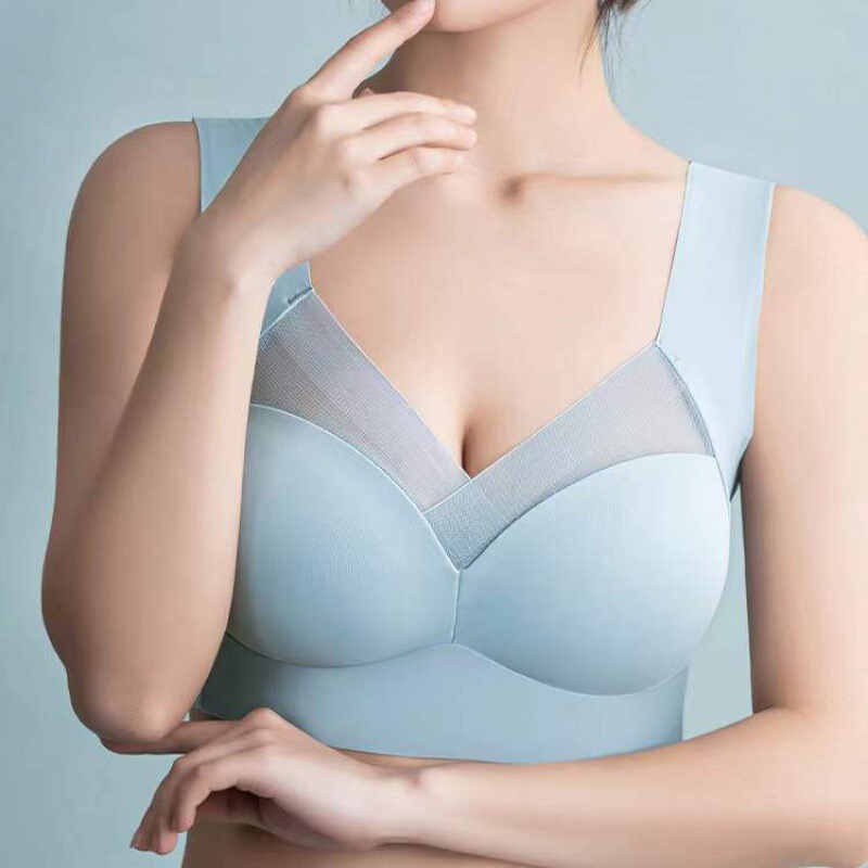 シャシャオールインワン固定ラテックスカップ、シームレスアイスシルク、薄い、美しい背中、胸を包み込む、プッシュアップ、ノンワイヤースポーツチューブトップ|undefined