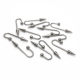 Titanium steel stainless steel 1.2mm long U-shaped punk wind ear bridge nail diy ear bone nail ear nail piercing jewelry