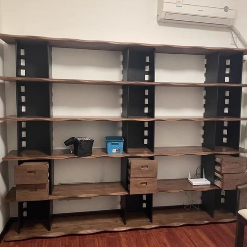 w! American floor-to-ceiling bookshelf, whole wall bookcase, living room, office, exhibition hall, partition rack, storage rack with drawer