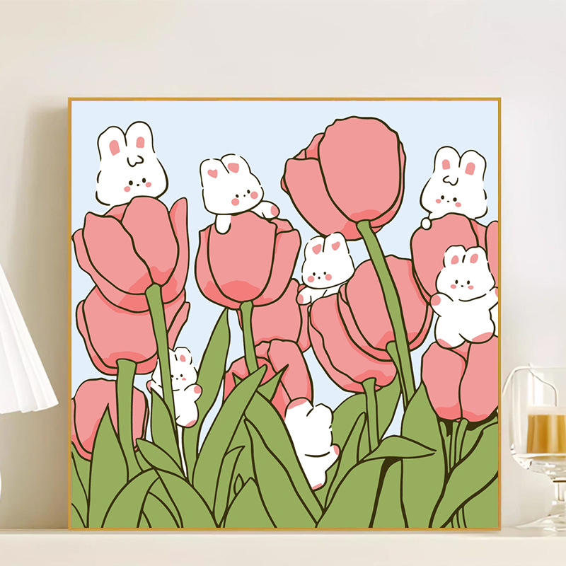 LL059 / 20*20CM（画笔+颜料+绷好内框）