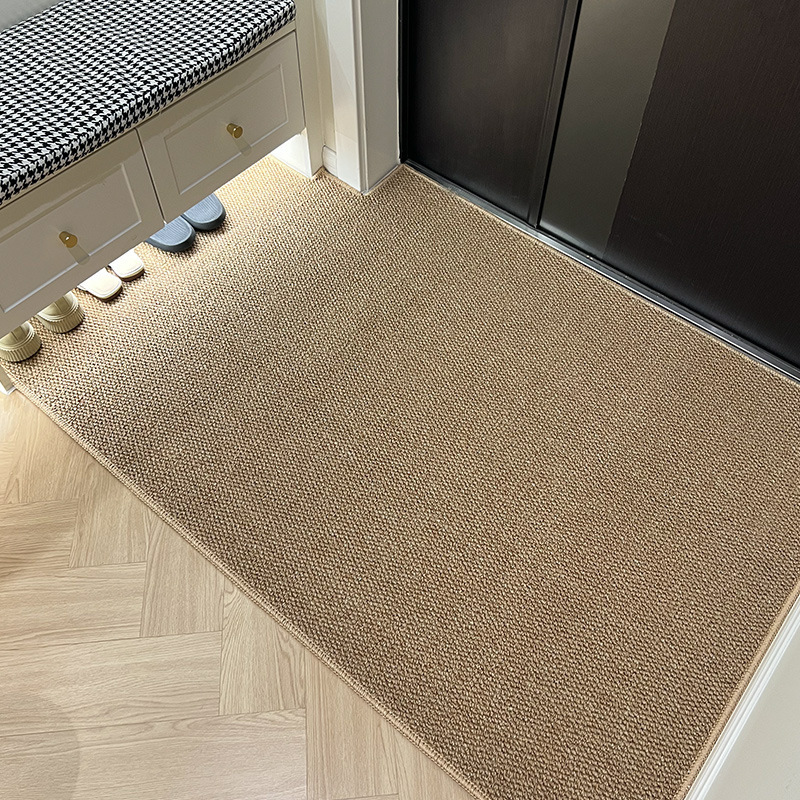 Imitation Sisal Entrance Door Mat, Dust-Removing, Simple Solid Color Carpet, Customizable, Easy to Maintain, Non-Slip Foot Mat Imitation Sisal Entrance Door Mat, Dust-Removing, Simple Solid Color Carpet, Customizable, Easy to Maintain, Non-Slip Foot Mat