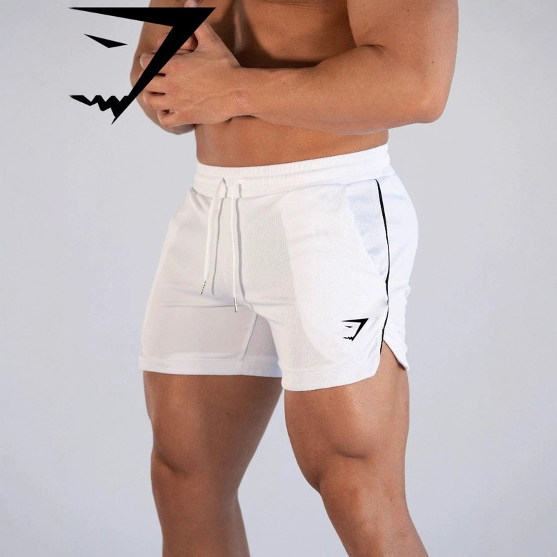 Cross-Border Sports Mesh Fitness Shorts Breathable Quick-Drying Three-Point Shorts Men's Summer Running and Cycling Gymhsark Cross-Border Sports Mesh Fitness Shorts Breathable Quick-Drying Three-Point Shorts Men's Summer Running and Cycling Gymhsark