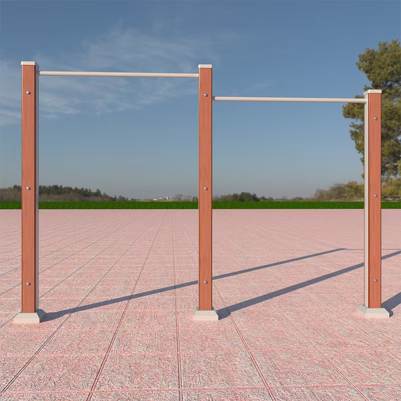 Nuevo estándar nacional al aire libre equipo de acondicionamiento físico de plástico y madera camino de acondicionamiento físico multifuncional integrado equipo de acondicionamiento físico de ancianos equipo de entrenamiento