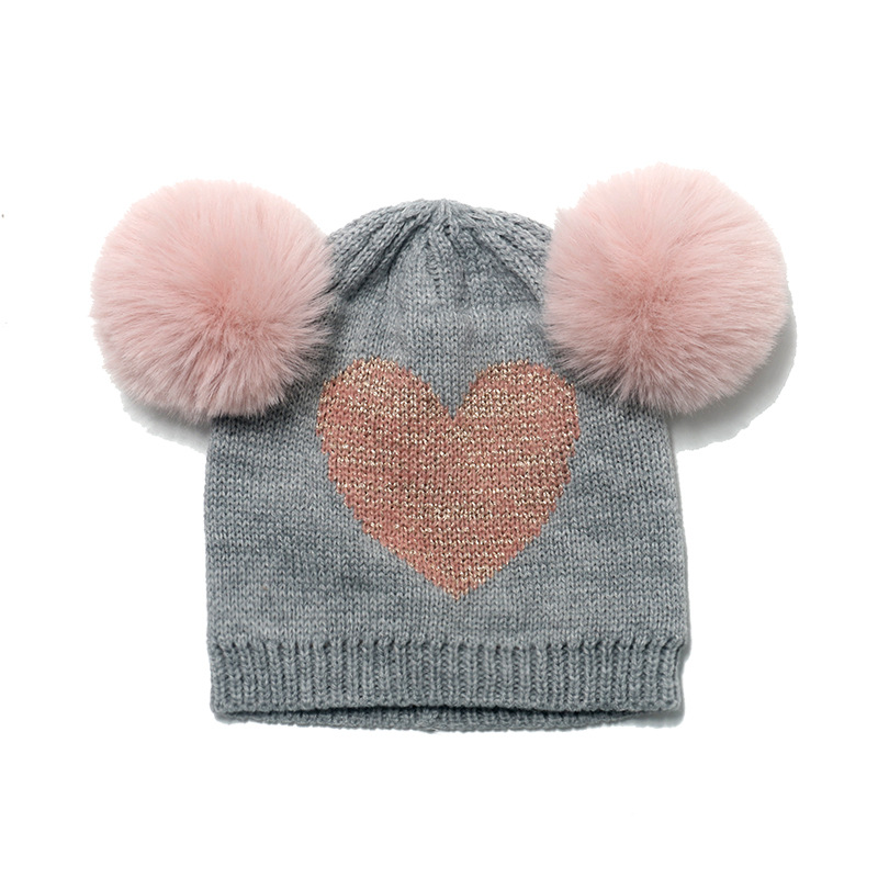 Warm Knitted Wool Hat For Women And Girls Simple Solid Colour_voghion.com