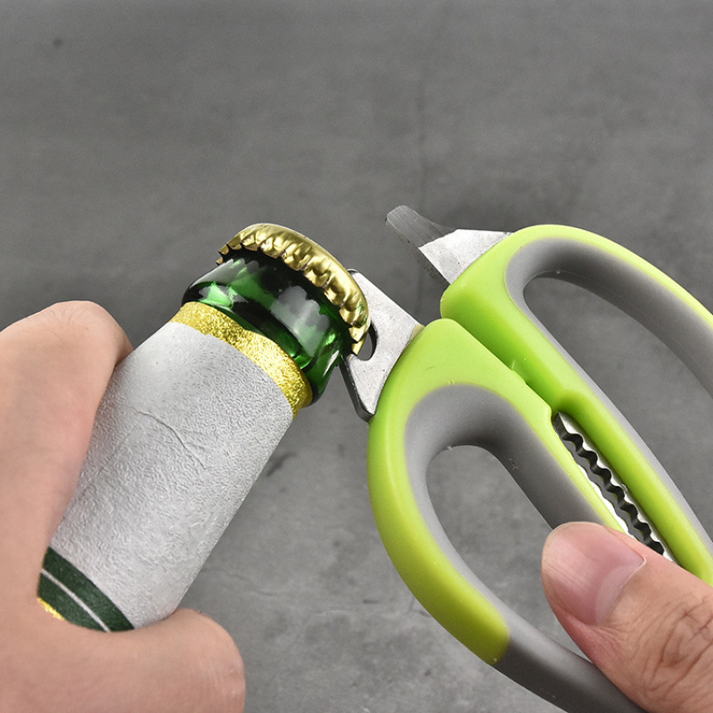 tijeras de hueso de pollo de cocina en stock tijeras multipropósito de acero inoxidable con imán