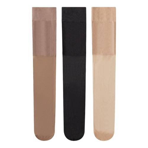 Air-conditioned room over-the-knee stockings for women with cold leg protection, knee and calf warmth, mid-length summer thin anti-snapping silk stockings, cut at will