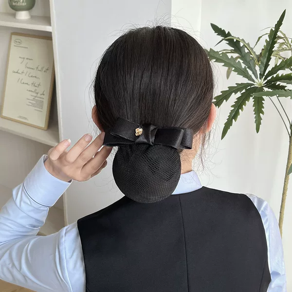 Nurse hair accessory, professional hair net for women, high-end hair accessory for flight attendants, hotel and hospital staff