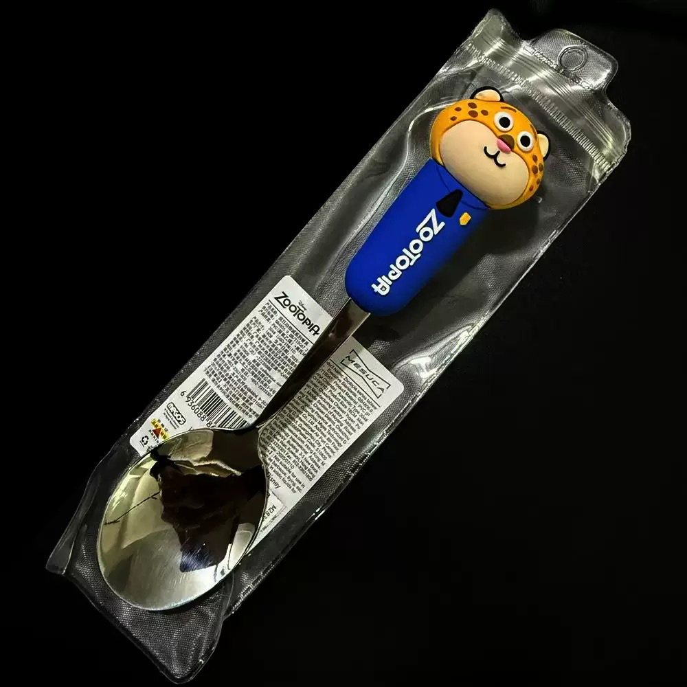 표범 경찰관 스푼