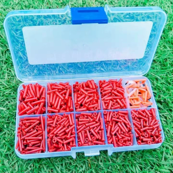 Ракетка для бадминтона в красной коробке, утолщенная защитная трубка, смешанная двойная линия, однострочный отверстие, двойные штифты, все оснащены