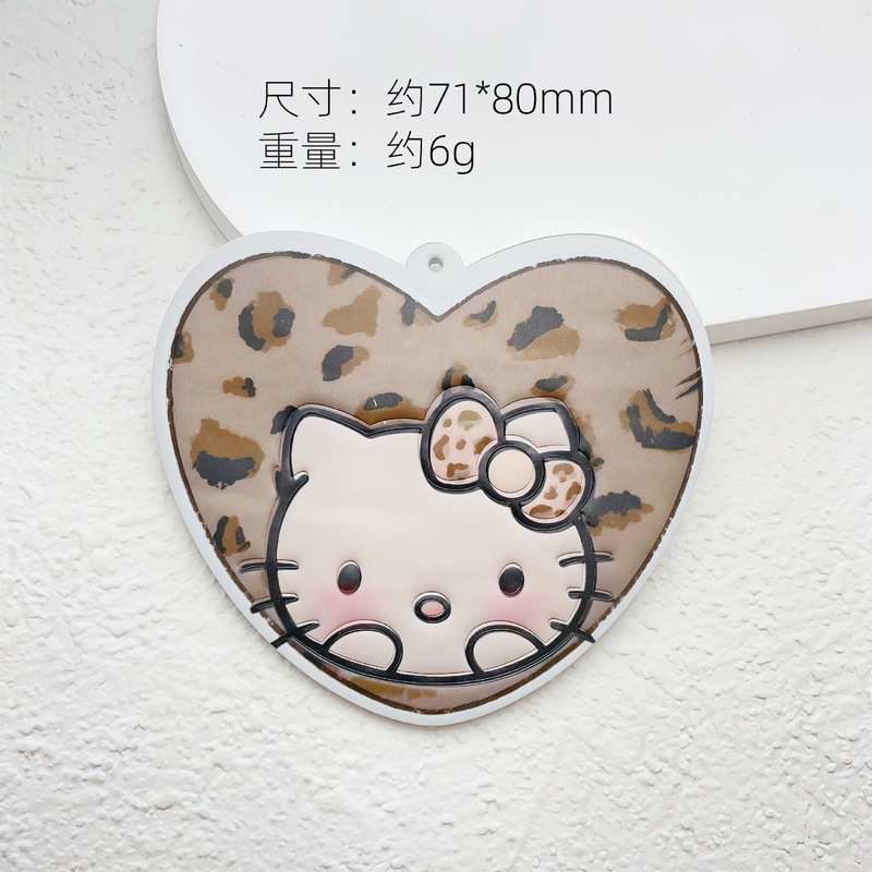 新款卡通KT猫皮革饰品配件miu系diy包挂件钥匙扣车挂饰手机链配件|undefined