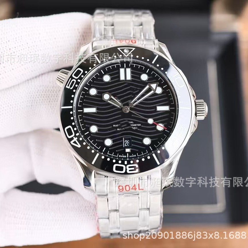 Spot Delivery Vs Seamaster 300 Watch Cross-Border Men's Sports Luminous Waterproof Seamaster 300 Fully Automatic Mechanical Watch