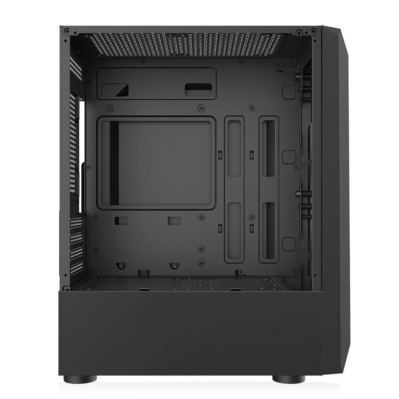 3301 Black assembly computer machine box table table ATX large plate transparent RGB light strip gaming host shell